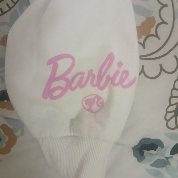 Barbie White Vacay Mode Sweatshirt - Picture 5 of 5